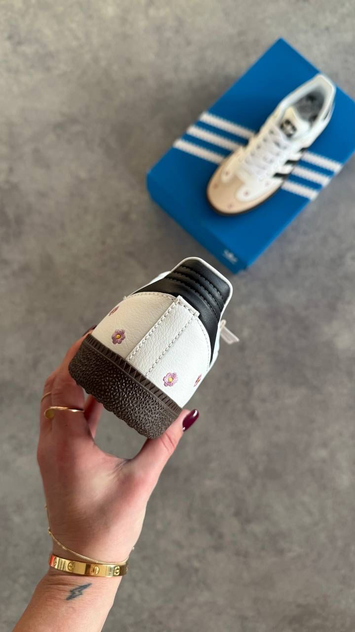 Adidas Samba Çiçekli Beyaz