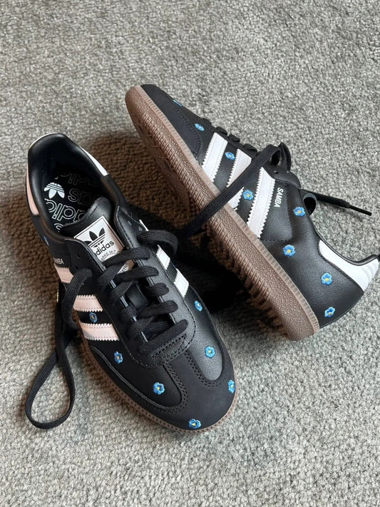Adidas Samba Çiçekli Siyah