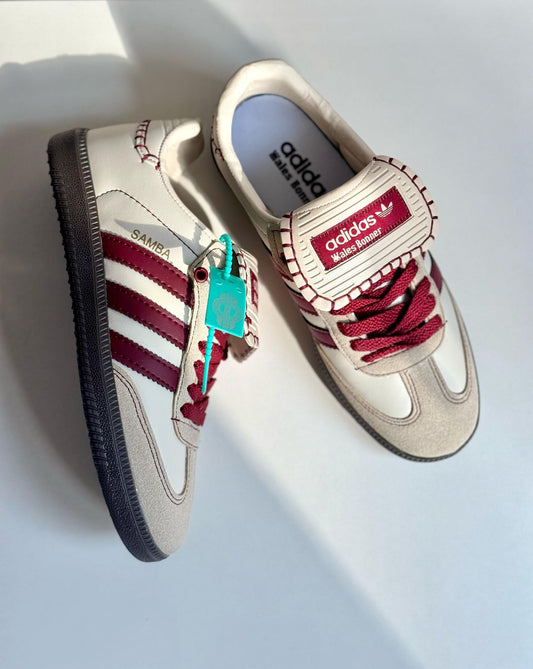 Adidas Samba Wales Bonner Bej Bordo
