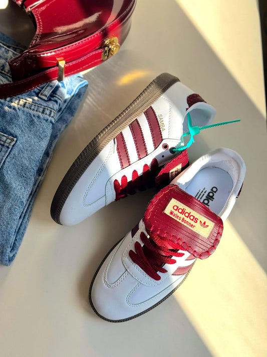 Adidas Samba Wales Bonner Beyaz Bordo