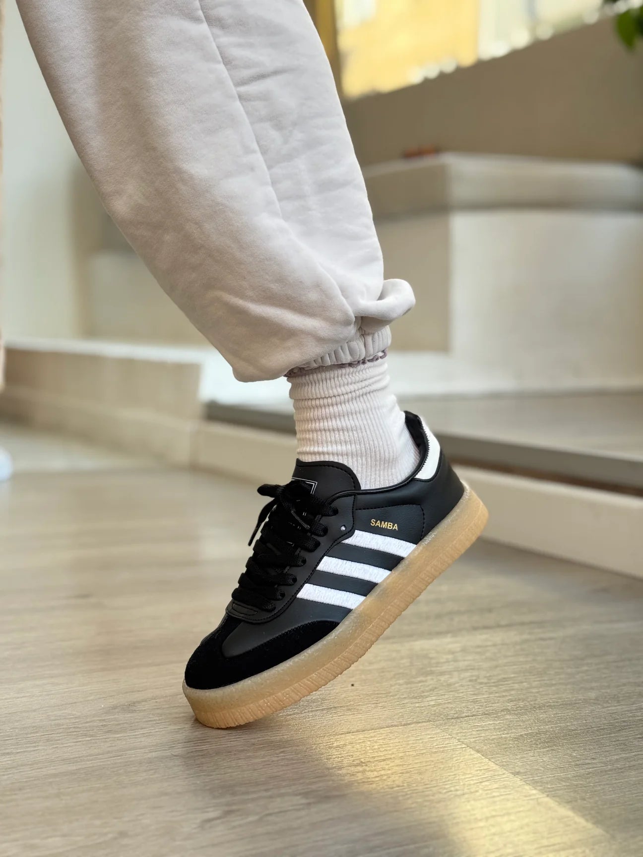 Adidas SambaE Siyah Beyaz