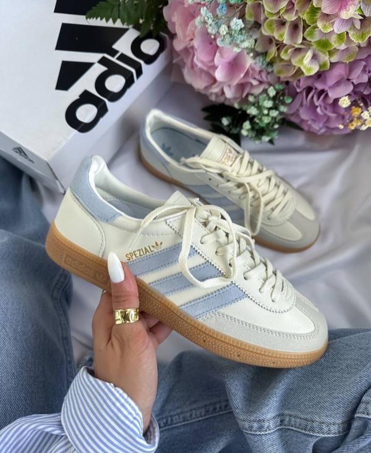 Adidas Spezial Beyaz Mavi