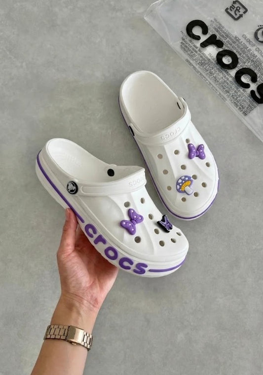 Crocs Bayaband Beyaz Mor