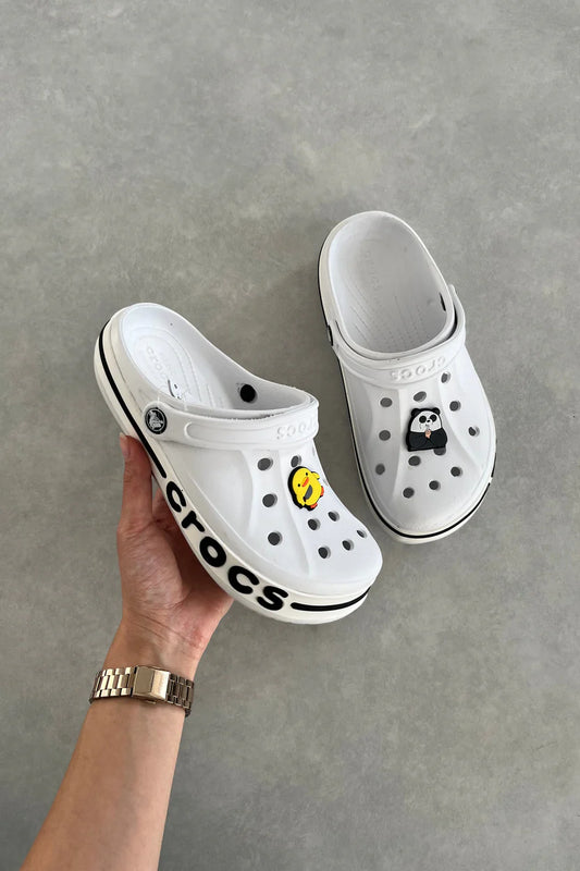 Crocs Bayaband Beyaz Siyah