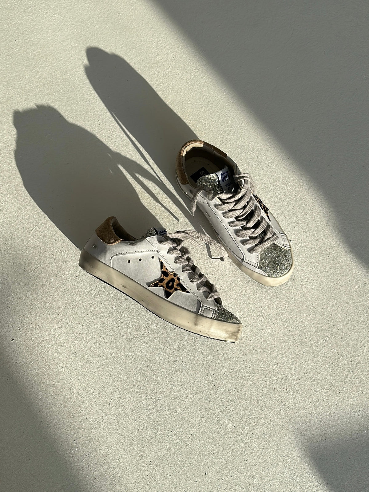 Golden Goose Beyaz Leopar