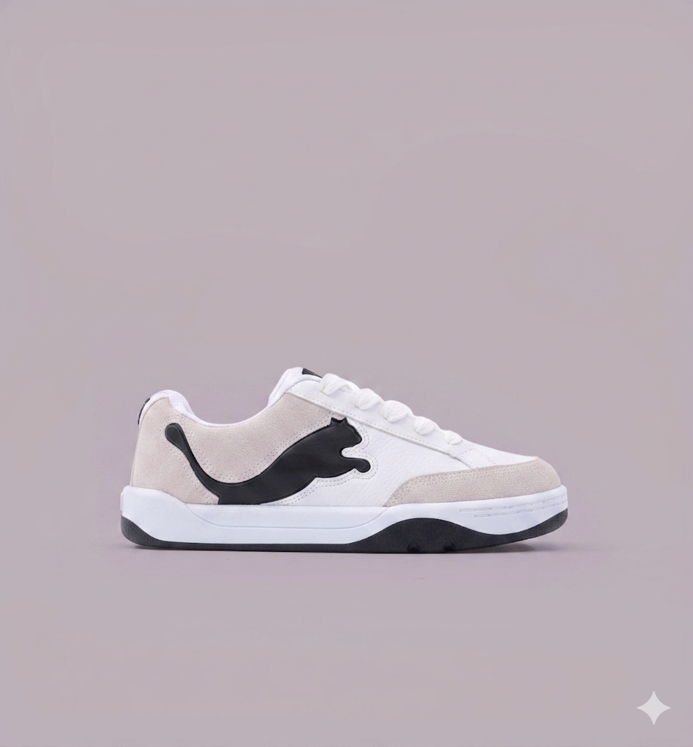Lifestyle Beyaz Siyah Sneaker