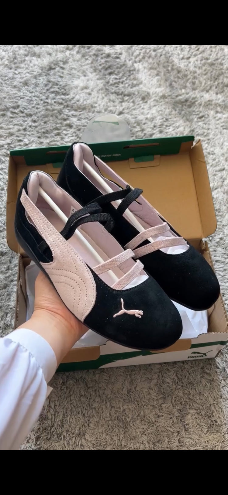 Speedcat Ballet Siyah Pudra