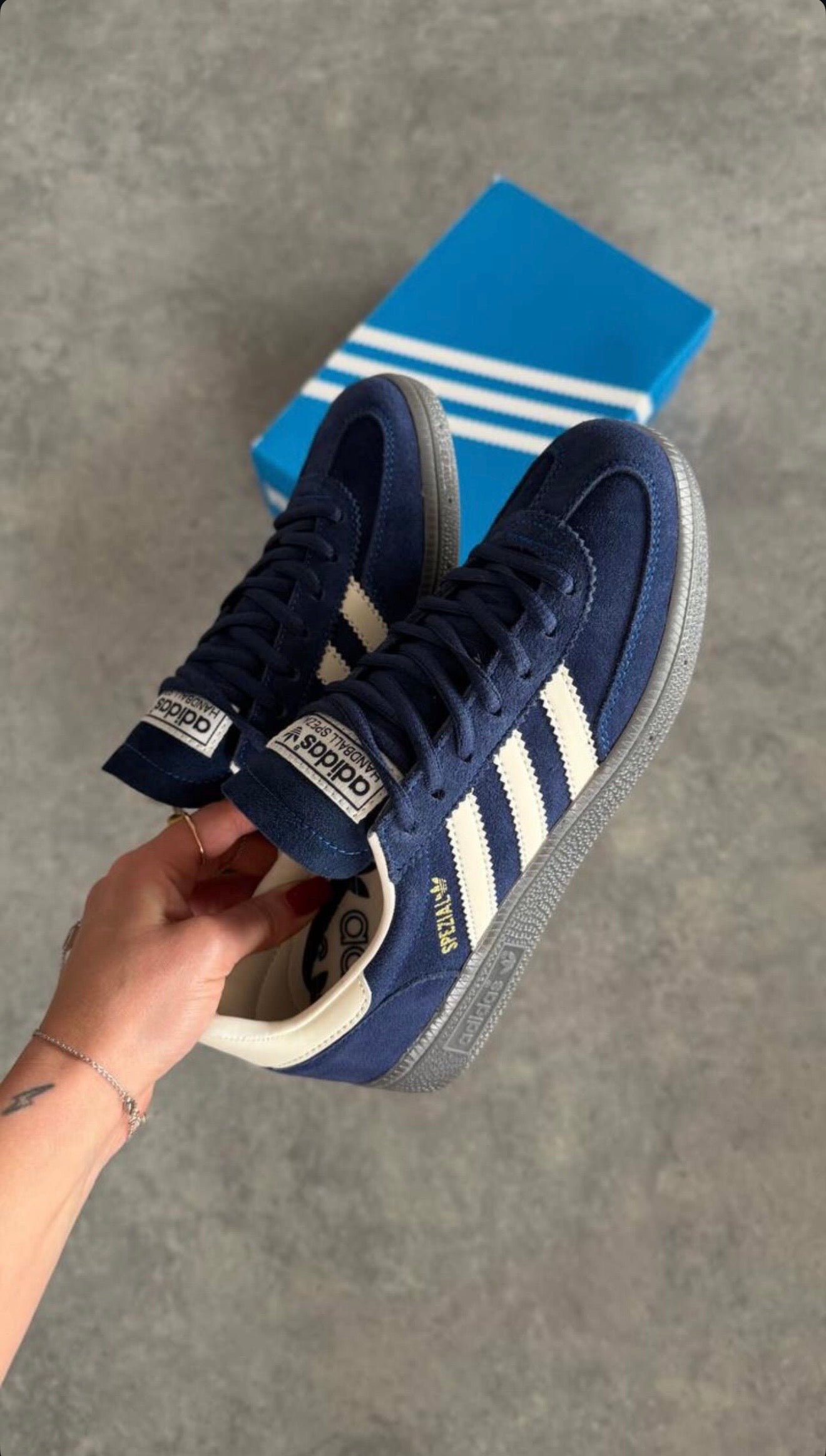 Adidas Spezial Lacivert Bej